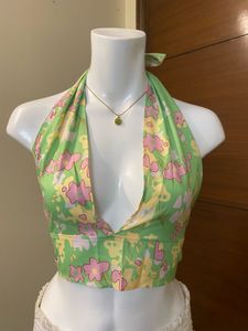 Floral Halter Top 🎀