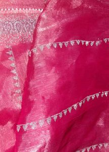 Stunning Pink Embellished Saree