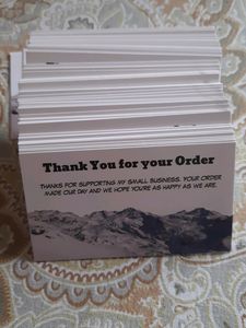 Thank You Cards For Small Businesses | 50 Pcs