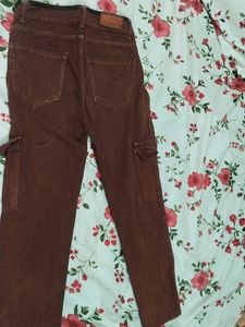 Brown Cargo Jeans