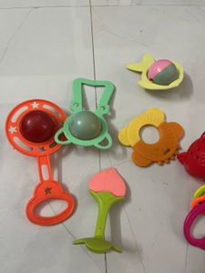 Baby Rattles and Teethers Set