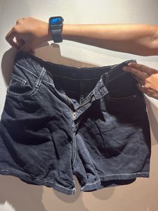 Dark Wash Denim Shorts