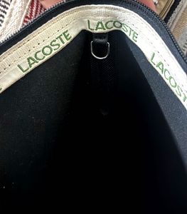 Lacoste Black Tote Bag