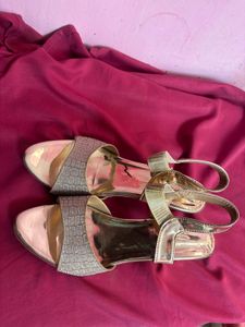 Rose Gold Block Heels