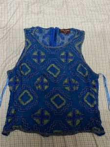 Vintage Beaded Sleeveless Top