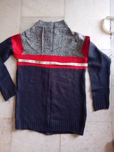Colourblock MEN'S Sweater With Zipper