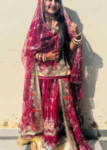 rajputi poshak wine colour rich look
