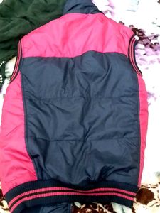 Red &amp; Black Padded Vest