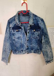 Acid Wash Denim Jacket