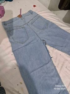 Light Wash Wide Leg Jeans
