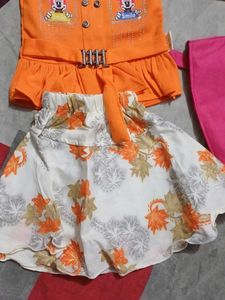 combo Of 3 skirt top