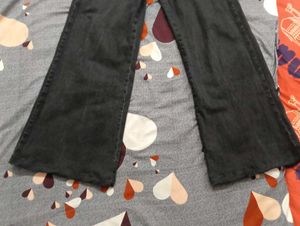 Wide leg Black Denim Jeans
