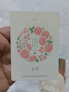 Suga Official Dalmajung Photocard