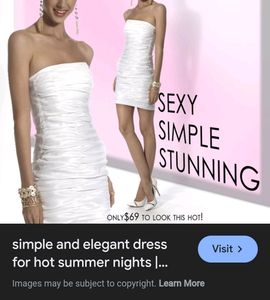Strapless Baby Pink Dress