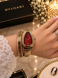 Elegant Gold Bvlgari Watch with Diamond Accents