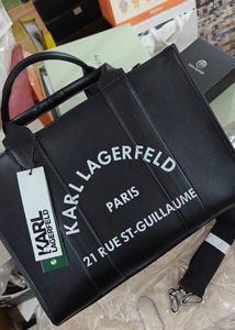 Karl Lagerfeld Black Tote Bag
