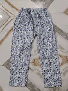 Blue &amp; White Printed Kurta Set with Dupatta
