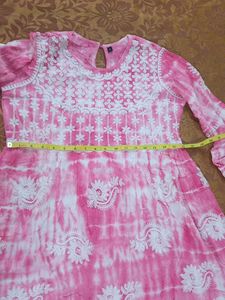 Pink Tie-Dye cord set