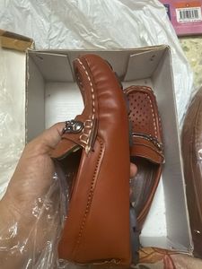 kid’s Brown Leather Loafers