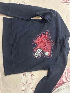 Cool Graphic Print Sweatshirt