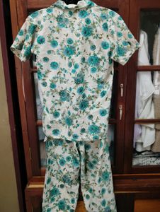 Floral Print Pajama Set