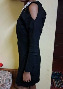 Black Cut-Out Party Dress