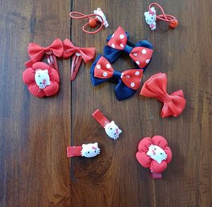 Hello Kitty Korean Hair Clips Set for kids