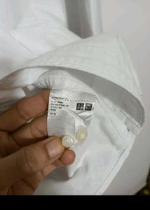 Men's Classic White Button-Down Shirt