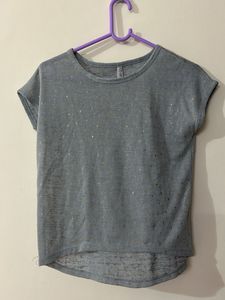 Grey high low top