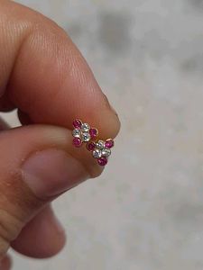 Sparkling Stud Earrings gold 18crt