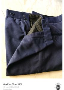 36" Men's Navy Blue Trousers Hardly Used