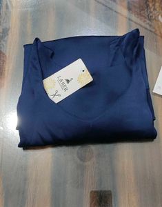 Elegant Navy Blue Layered Tank Top