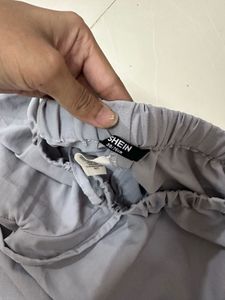 Grey Straight Leg Pants