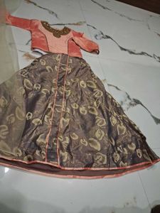 Elegant Girls Ethnic Lehenga Choli Set