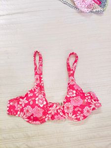 Vibrant Pink Floral Bikini Set
