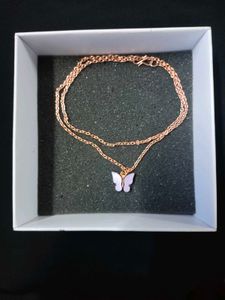Delicate Butterfly Pendant Necklace