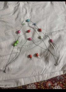necklace with earring