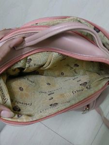 Cute Pink Polka Dot Backpack with Bow