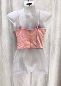 31158. Lace Corset Crop Top
