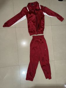 Maroon Tracksuit Set
