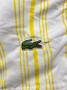 Men's Lacoste Striped Swim Shorts