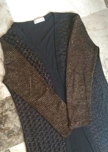 black &amp; golden long full sleeves shurg XXXL size