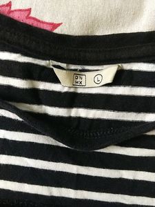 Black And White Strip Top