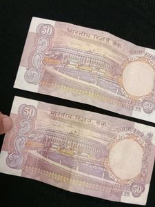 50rs Old Issue Note- 2 Signed By C.Rangrajan