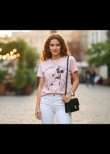 bust 34 Mickey Mouse Graphic Tee