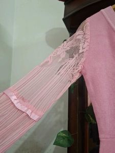 Pink Knit Dress