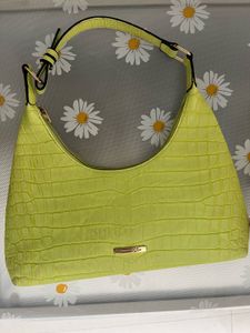 Lime Green Forever Glam Hobo Bag