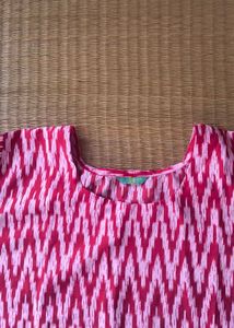 Stylish Red &amp; Pink  Print Kurta