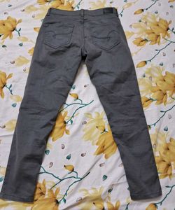 Women's Grey Slim Fit Pants