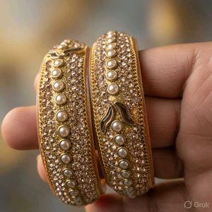Sparkling Embellished Bangles